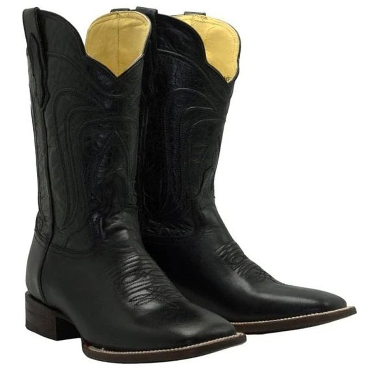 Botas de Cuero Original Horma Rodeo Color Negro JB-TT470BLACK - Joe Boots