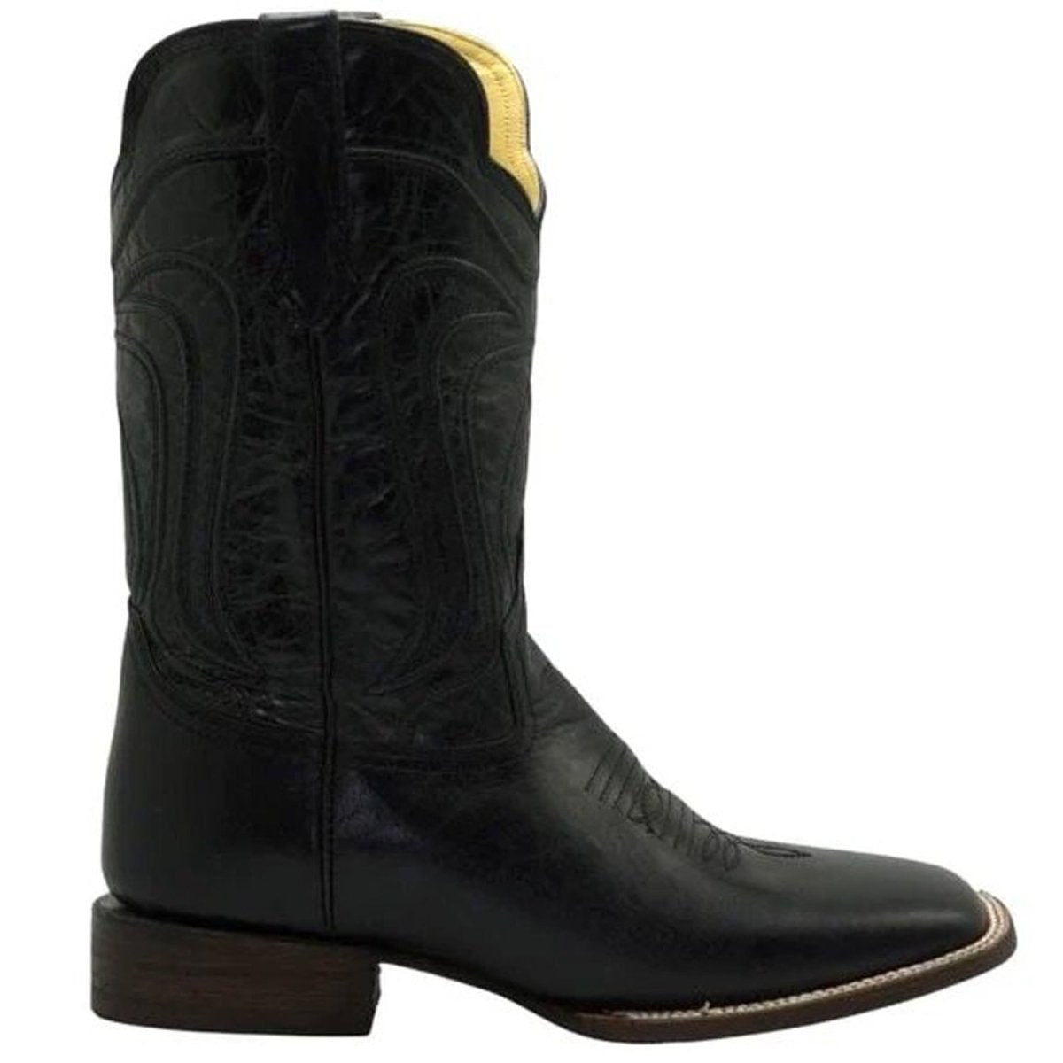 Botas de Cuero Original Horma Rodeo Color Negro JB-TT470BLACK - Joe Boots