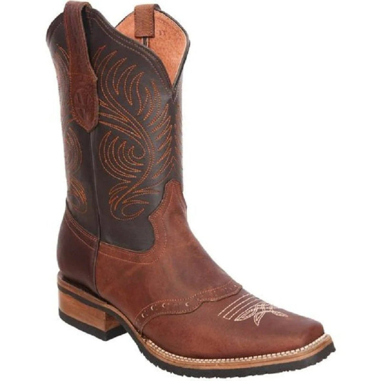 Botas de Cuero Original Horma Rodeo Color Shedron Suela de Hule JB-VE514S - Joe Boots