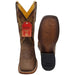 Botas de Cuero Original Horma Rodeo Cuadrada Color Tan Q822E6231 - Quincy Boots