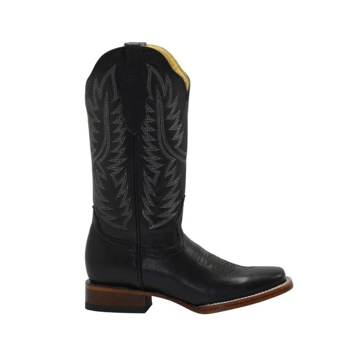 Botas de Cuero Original Horma Rodeo para Mujer Color Negro JB-16-10N - Joe Boots