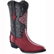 Botas de Mantarraya Original Perla Completa Horma Puntal WD-192 - White Diamons Boots