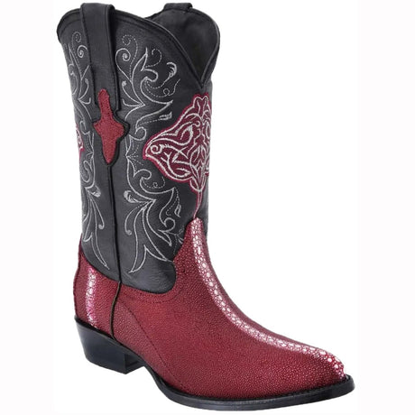 Botas de Mantarraya Original Perla Completa Horma Puntal WD-192 - White Diamons Boots