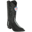 Genuine Rowstone Stingray J Toe Boots Black Color - Wild West Boots