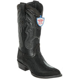 Genuine Single Pearl J Toe Boots Black Color - Wild West Boots