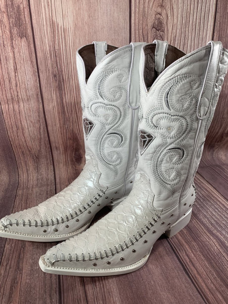 Botas de Oso Hormiguero Grabado 3X Aladino Tejida WD-135 - White Diamonds