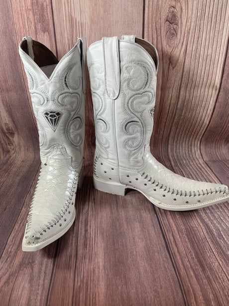 Botas de Oso Hormiguero Grabado 3X Aladino Tejida WD-135 - White Diamonds