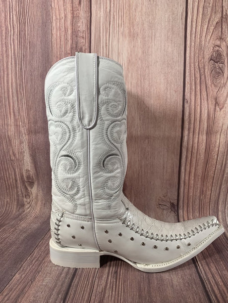 Botas de Oso Hormiguero Grabado 3X Aladino Tejida WD-135 - White Diamonds