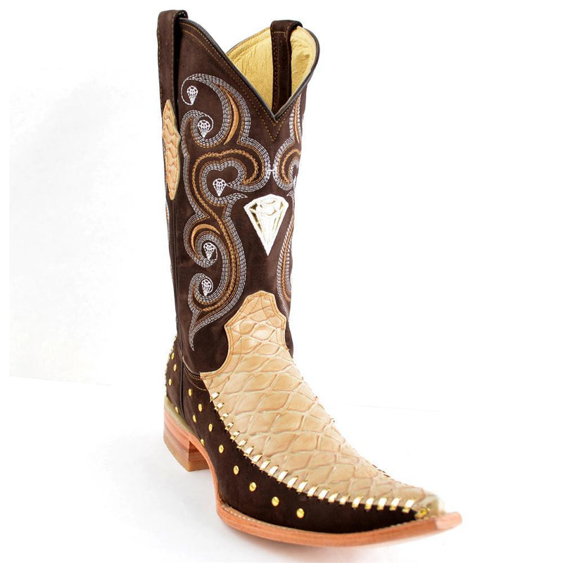 Botas de Oso Hormiguero Cognac  Grabado Horma Puntal WD-187 main image 0