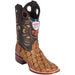 Botas de Pescado Pirarucu Original en Horma Rodeo Cuadrada WW-28241011 - Wild West Boots