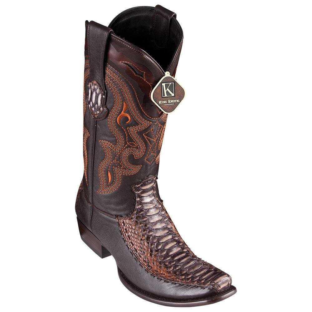 Botas de Piton con Venado Original Horma Dubai KE-479F5788 - King Exotic Boots