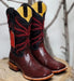 Botas de Piton Grabado Horma Rodeo Cuadrada Q8225718 - Quincy Boots