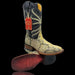 Botas de Piton Grabado Horma Rodeo Cuadrada Q8225749 - Quincy Boots