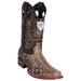 Botas de Piton Original con Horma Rodeo Cuadrada WW-28185785 - Wild West Boots