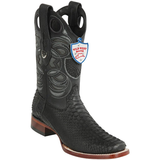 Botas de Piton Original con Horma Rodeo Cuadrada WW-2818G5705 - Wild West Boots