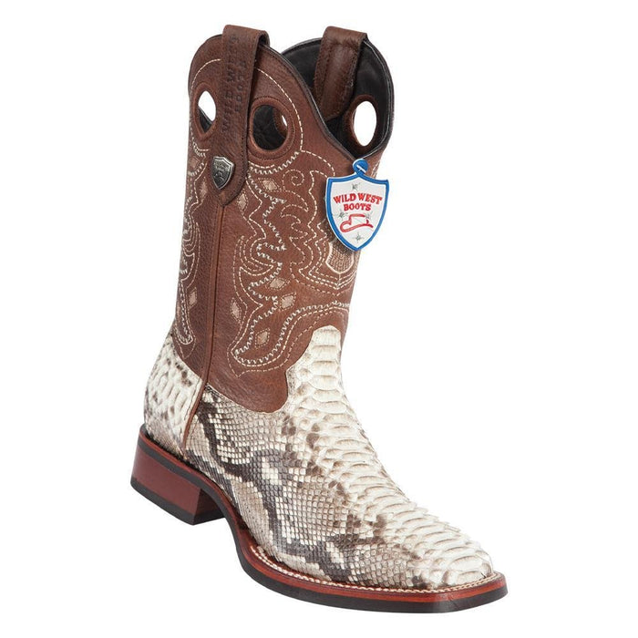 Botas de Piton Original Horma Rodeo Suela de Hule WW-28255749 - Wild West Boots