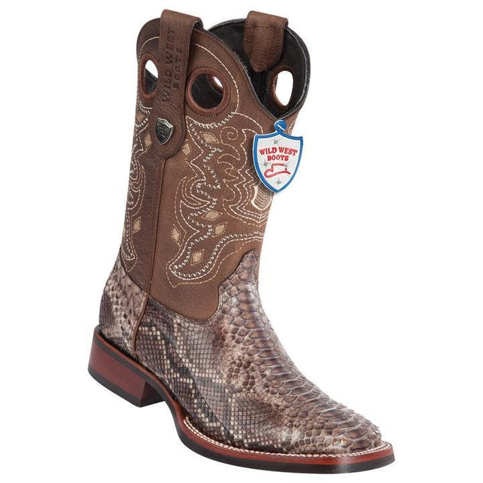 Botas de Piton Original Horma Rodeo Suela de Hule WW-28255785 - Wild West Boots