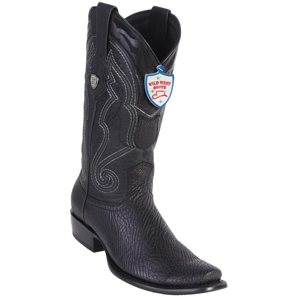Botas de Tiburon Original Horma Redonda Color Café