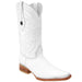 Botas de Venado Grabado Horma Europea Color Blanco WD-170 - White Diamons Boots