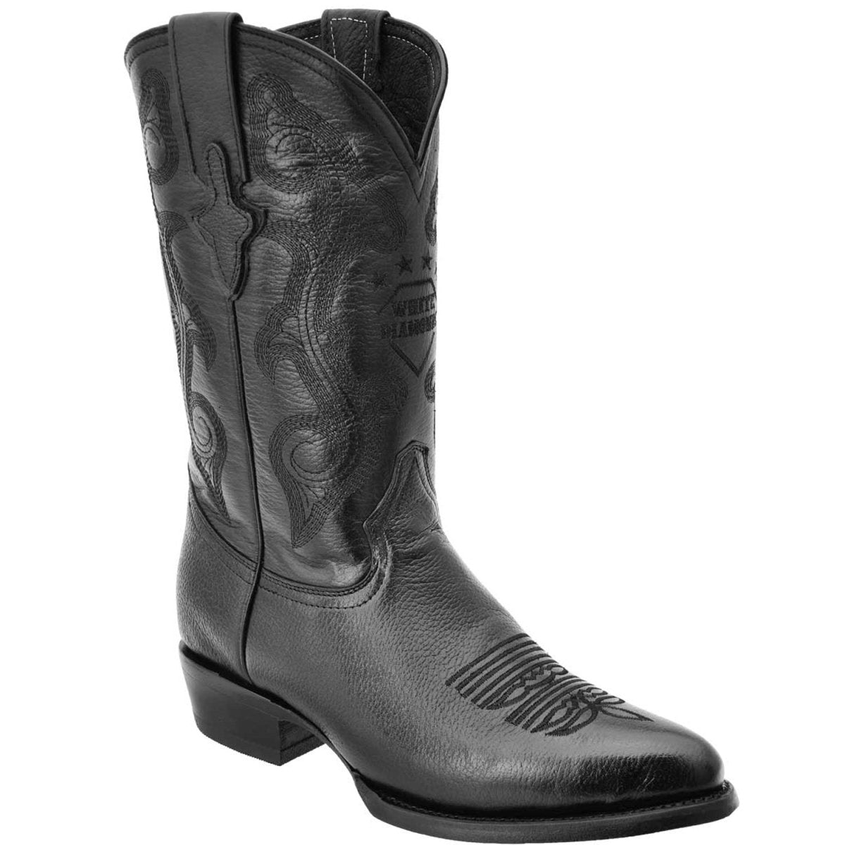 Botas de Venado Grabado Horma Europea Color Blanco WD-122