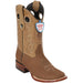 Botas Vaqueras de Cuero Nobuk Horma Cuadrada Ancha WW-28246362 - Wild West Boots