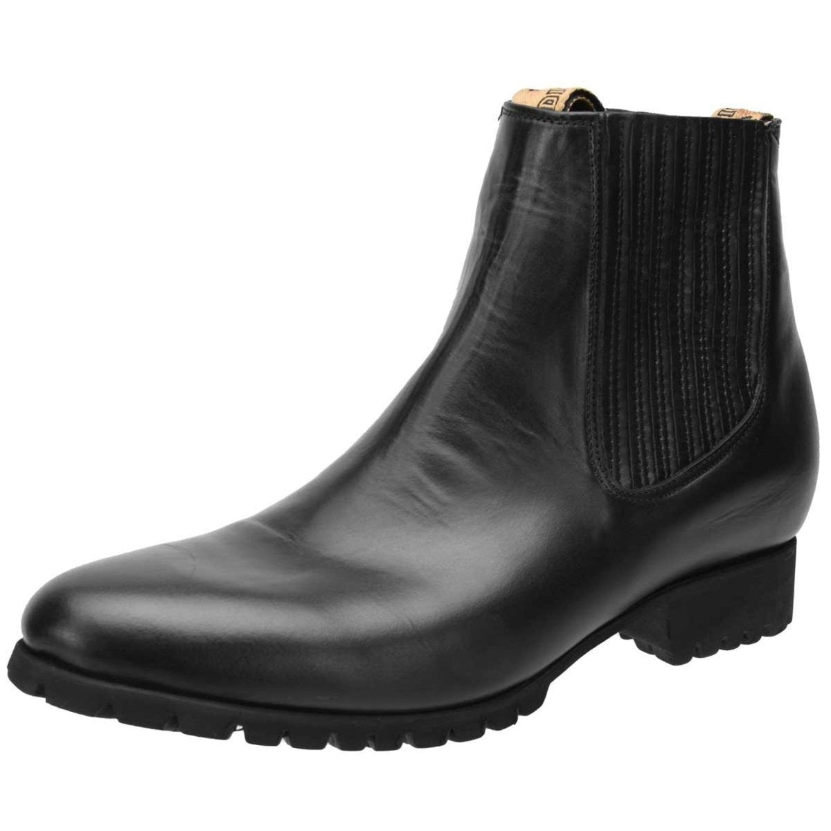 Botin Charro Piel Napa Color Negro Suela de Tractor WD-731 - White Diamonds Boots