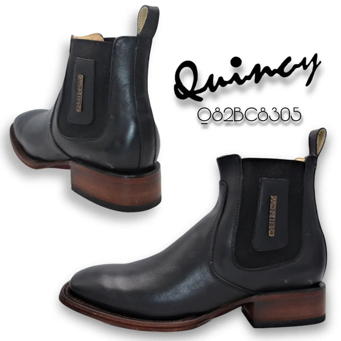 Botin Charro Quincy con Punta Cuadrada Q82BC8305 - Quincy Boots