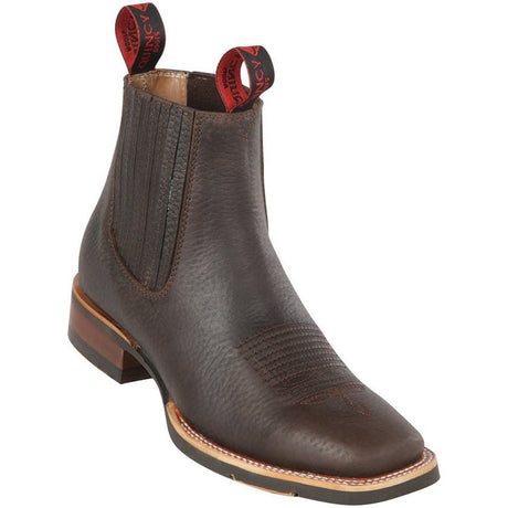 Botin Charro Quincy con Punta Cuadrada y Suela de Hule Q82BU2794 - Quincy Boots