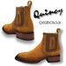 Botin Charro Quincy Nobuck con Punta Cuadrada Q82BC6331 - Quincy Boots