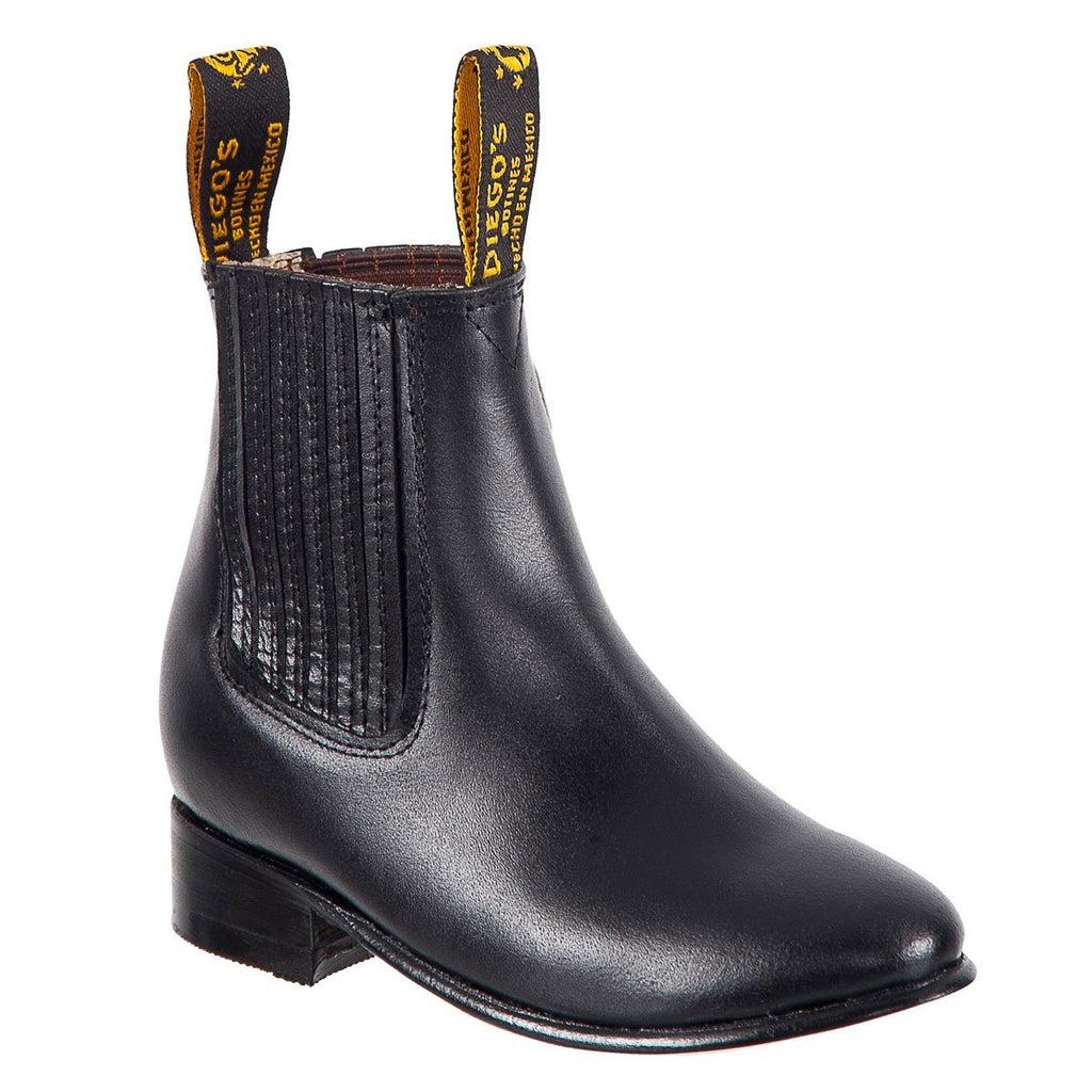 Botin charro negro fashion