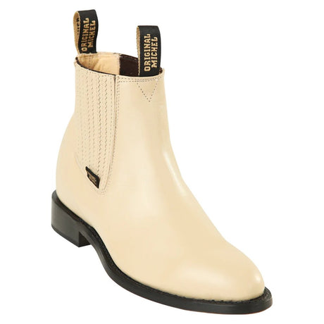Botines Charros de Piel de Venado Original Color Arena - Original Michel