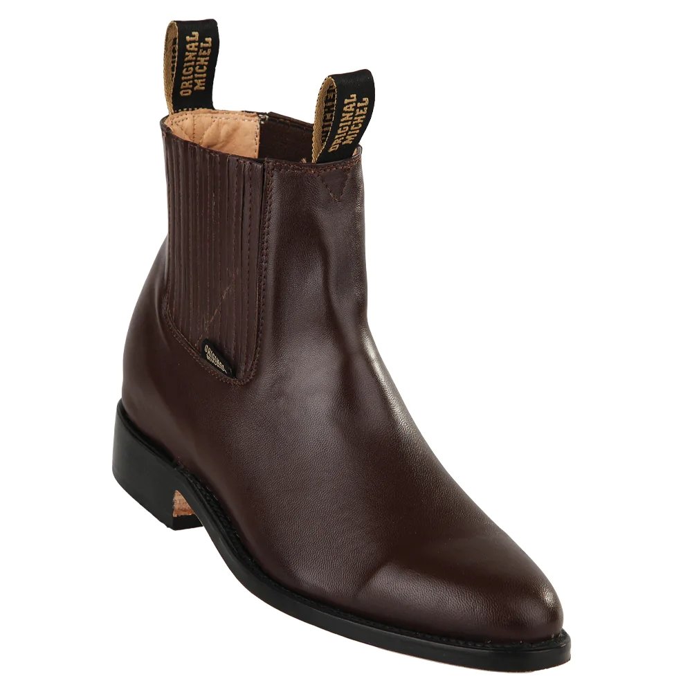 Botines Charros de Piel de Venado Original Color Cafe Oscuro - Original Michel