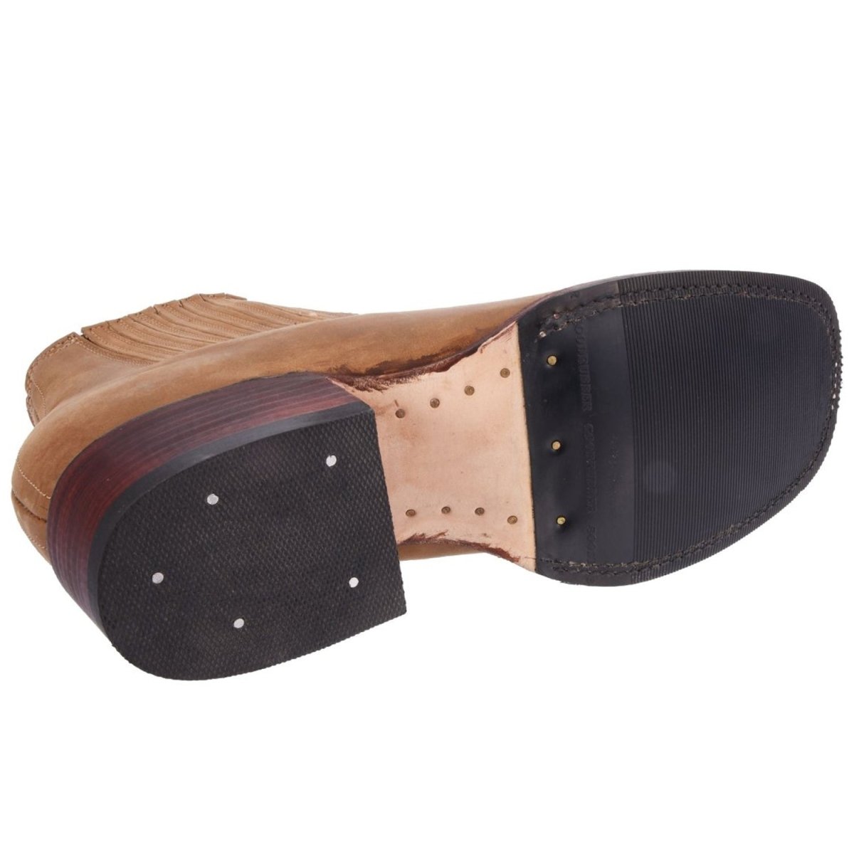 Botines Charros Punta Cuadrada White Diamonds Color Miel WD-743 - White Diamonds Boots