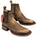 Botines Charros Quincy con Punta Cuadrada Color Miel Q82BL5251 - Quincy Boots