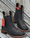 Botines Charros Quincy con Punta Cuadrada Color Negro Q82B2705 - Quincy Boots