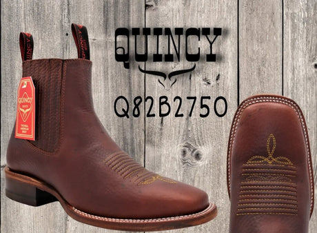 Botines Charros Quincy con Punta Cuadrada Q82B2750 - Quincy Boots