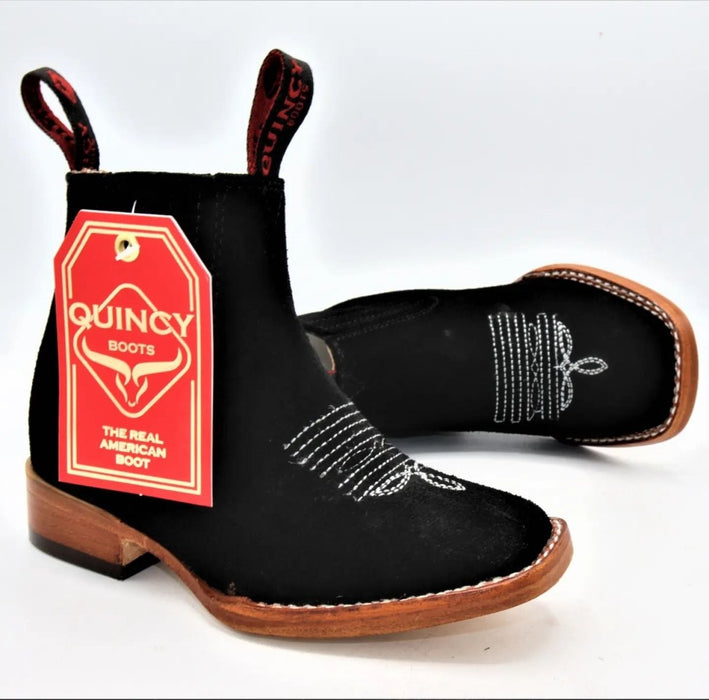 Botines Charros Quincy para Niño Piel Nobuck Q42B6305 - Quincy Boots