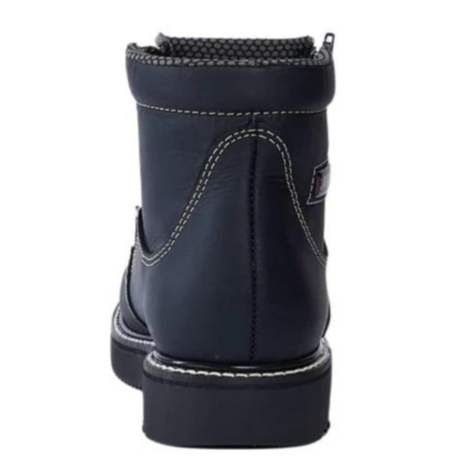 Botines de Trabajo Hammer con Doble Zipper Color Negro - Joe Boots