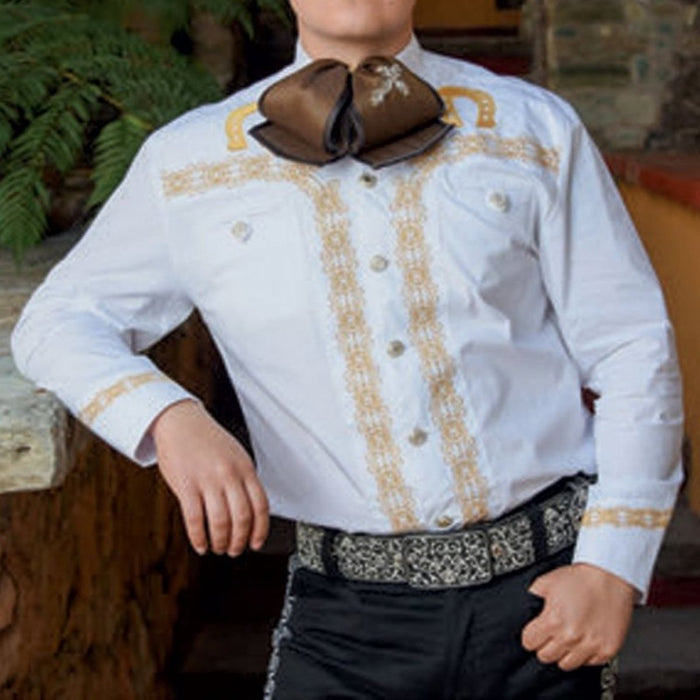 Camisa Charra Gamuza White Diamonds WD-740 main image 0