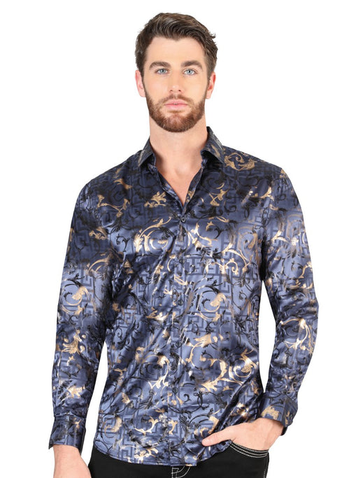 Camisa de Moda El Señor de los Cielos Color Navy Blue GEN-44589 - El General