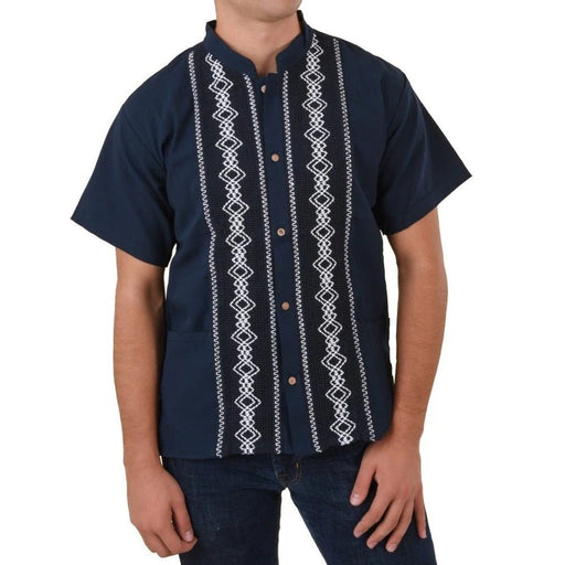 Camisa para Hombre Manga Corta Azul Marino IMP-78133 - Impormexico