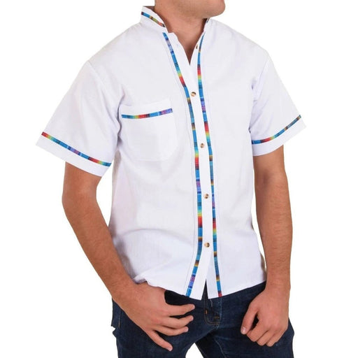 Camisa para Hombre Manga Corta Color Blanco IMP-78125 - Impormexico