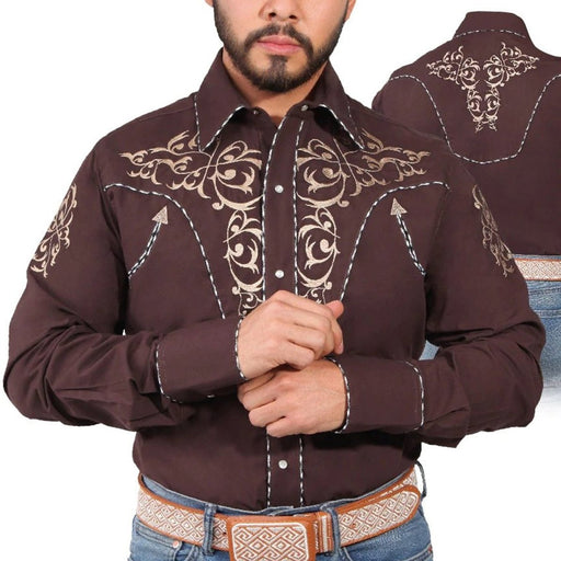 Camisa Vaquera Bordada El General GEN-42885 - El General