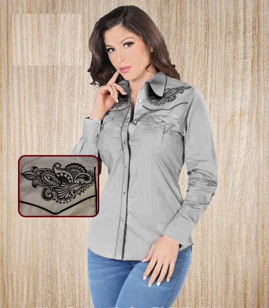 Mezclilla Camisa Vaquera Talla Grande Mujer Ropa Tallas Camisas