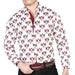 Camisa Vaquera de Moda El Señor de los Cielos Color Marfil GEN-43683 - El General