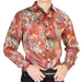 Camisa Vaquera de Moda El Señor de los Cielos Color Naranja GEN-43865 - El General