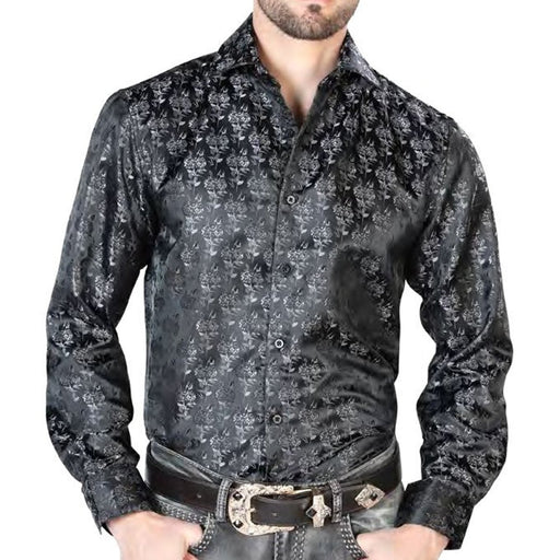 Camisa Vaquera de Moda El Señor de los Cielos Color Negro GEN-43753 - El General
