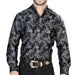 Camisa Vaquera de Moda El Señor de los Cielos Color Negro GEN-43754 - El General