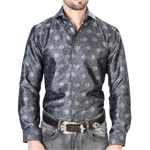 Camisa Vaquera de Moda El Señor de los Cielos Color Negro GEN-43760 - El General