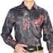 Camisa Vaquera de Moda El Señor de los Cielos Color Negro Multicolor GEN-43858 - El General